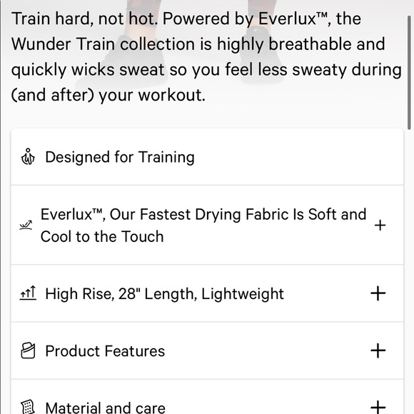 Lululemon Wunder Train High Rise - Picture 8 of 8